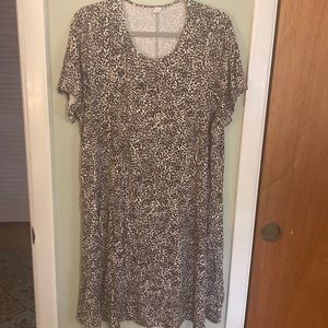 Old Navy XXL leopard print dress